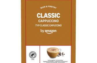 Amazon Cappuccino Sachet, Medium Roast, 14g ( 10 Pack) 140g £1.03/ £0.98 S&S