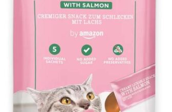 Amazon Cat Treats Lickable Tube Salmon Flavour 5x15g