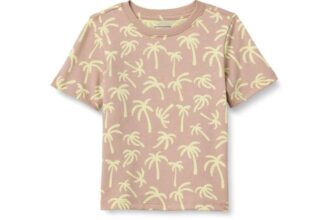 Amazon Essentials 100% Cotton Boys Short-Sleeve T-Shirt – Size 9 Years