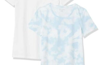 Amazon Essentials 2 Pack Womens Regular-Fit Short-Sleeve Crew Neck T-Shirt S