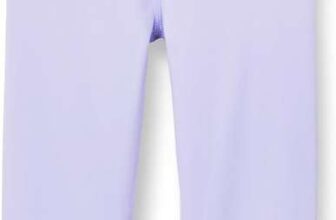 Amazon Essentials Girls Athletic Total Train Dance Volleyball Bike Leggings, Lavender, Capri Length (9 Years)