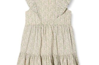Amazon Essentials Girls Ruffled Woven Dress Size 5 Years