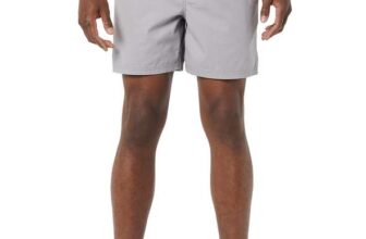 Amazon Essentials Mens 5 Shorts – Grey Size L & XL