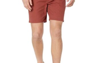 Amazon Essentials Mens Slim Fit 7 (18cm) Stretch 5-Pocket Jean Shorts – Chestnut Brown size 40W