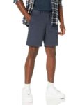 Amazon Essentials Mens Slim-Fit 7 Chino Shorts – Navy Size 38W