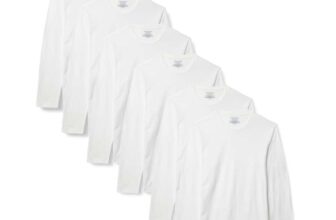 Amazon Essentials Mens Slim-Fit Cotton Crew Neck Vests, Pack of 6V. XXL