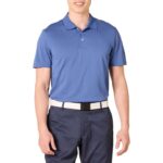 Amazon Essentials Mens Slim-Fit Quick-Dry Golf Polo Shirt – Blue Size XL