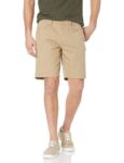 Amazon Essentials Mens Straight Fit 9 (23cm) Stretch 5-Pocket Jean Shorts, Khaki Brown, Size 32 W