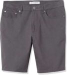Amazon Essentials Mens Straight Fit 9 Stretch Shorts – Grey Size 33W