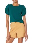 Amazon Essentials Womens Regular-Fit Twist Sleeve Crewneck T-Shirt, Forest Green, Size XL – £3.69 / £3.30 S&S
