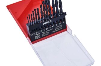 Amtech F1100 13 Piece high speed steel (HSS) drill set – large