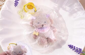 Anboor Dog Squishy Toy, Ultra Soft Premium Silicone Teddy Dog Squeeze Fidget Toys Stress Relief for Kids Adults Autism Birthday Gifts