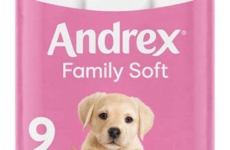 Andrex Family Soft Toilet Tissue 9 Rolls