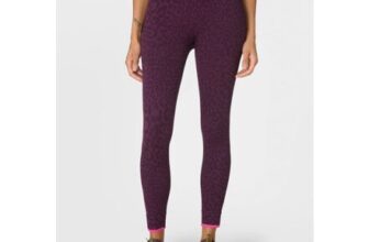 Animal Base Layer Legging – Purple Leo Jacquard