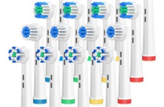 AnjoCare Replacement Brush Heads for Oral-B Braun, 16-Pack