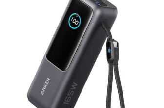 Anker Laptop Power Bank, 25,000mAh Portable Charger with Triple 100W USB-C Ports plus free usb cable – Sold by AnkerDirect UK FBA