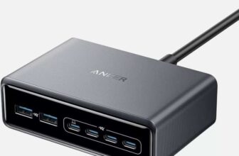 Anker Prime Charger 200W 6-Port GaN Charging Station Fast Charging USB C Charger – with code by Anker Official Shop