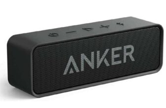 Anker Soundcore Bluetooth Speaker, Loud Stereo Sound 24H Play 66ft Range, Black – with code by anker official shop