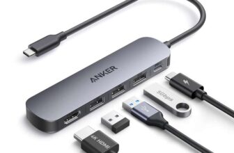Anker USB C Hub, 5-in-1 USB Hub for Laptops, 4K HDMI Multiport Adapter. Sold by AnkerDirect UK FBA