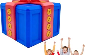 Annoying Gift Box with Twist Storage, 8CM Funny 3D Printing Really Annoying Gifts Boxes with Screws Gag Gifts Boxes Prank Box Novelty Gifts (Blue)