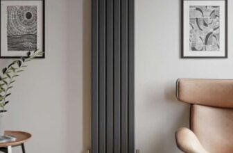 Anthracite Designer Radiator Vertical Horizontal Flat Panel Oval Column Rads – With Code – Sold by Plumbworld UK