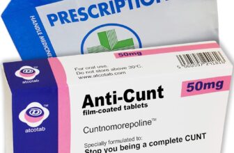 Anti Cunt Tablet Box Prank Pill Xmas Gift the Ideal Present for Him Husband Boyfriend Dad Men Uncle Funny Valentines Christmas 40th 50th 60th Secret Santa Birthday Aprils Fools