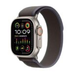 Apple Watch Ultra 2 GPS Cellular, 49mm Titanium Case with Blue/Black Trail Loop