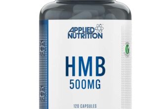 Applied Nutrition HMB Supplement – HMB 500mg Capsules, Metabolite of Leucine, for Muscle Growth & Repair (120 Capsules – 60 Servings)