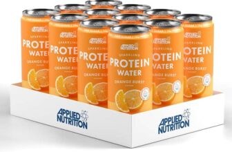 Applied Nutrition Sparkling Protein Water – Orange / Apple Burst – 12 x 330ml