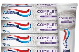 Aquafresh Complete Care Whitening Fluoride Toothpaste 4 x 75ml