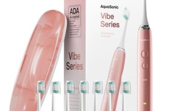 Aquasonic Vibe Series Ultra-Whitening Electric Toothbrush