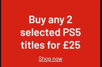 Argos 2 for £25 PS5 games FREE C&C