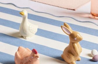 Argos Home 3 Miniature Ceramic Easter Farmyard Ornaments – Free C&C