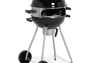 Argos Home 55cm Kettle Charcoal BBQ with Pizza Oven (Free C&C)