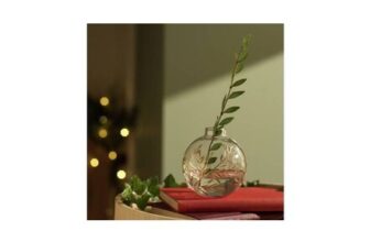 Argos Home Bauble Bud Vase – Clear