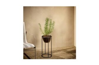 Argos Home Metal Black Planter – Small