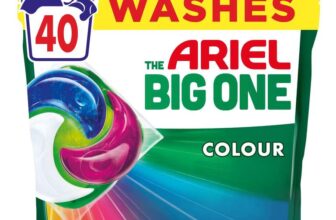 Ariel The Big One PODS, Washing Liquid Laundry Detergent Capsules 40 Washes (S&S £8.99)