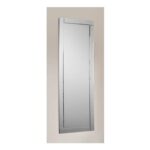 Aripa Clear Rectangular Art Deco Style Frameless Mirror