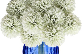 Artificial Flowers Dandelion Simulation Dandelions Ball Flower Plastic for Home DIY Decoration Wedding Decor Green Floral Arrangement Table Centerpieces 1601