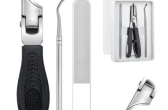 Arvoni 3-Piece Ingrown Toenail Clippers Set for Thick Nails
