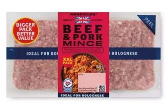 Ashfields Beef And Pork Mince XXL – 1Kg