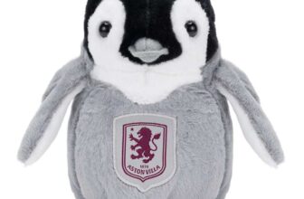 Aston Villa FC / Celtic FC 22cm Penguin Plush: Officially Licensed Eco-Friendly Football Soft Toy