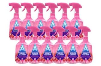 Astonish Aromatic Edition Multi-Purpose Antibacterial Surface Spray, Pomegranate-Raspberry