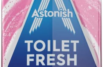 Astonish Peony Toilet Fresh Gel, Kills 99.9% of Bacteria, Limescale Prevention, 750ml