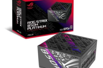 Asus ROG Strix 850W Platinum PSU, Fully Modular, 80 Platinum, ATX 3.1, PCIe 5.0