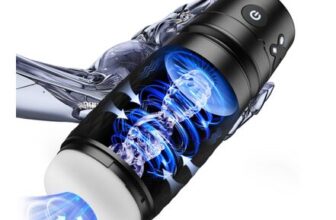 Automatic Male Masturbator 12 Modes Rechargeable TPE Sleeve Removable