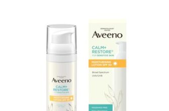 Aveeno Face Calm & Restore Moisturising Lotion SPF 50