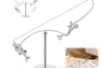 BAGUBDR Balancing Fisherman Kinetic Sculpture for Desk Decor