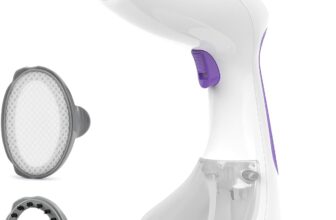 BEAUTURAL Clothes Steamer, Portable Handheld Steamer, Garment Fabric Wrinkles Remover, 30-Second Fast Heat-up, Auto-Off, Large Detachable Water Tank, Grey