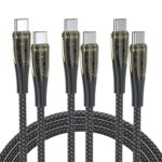 BENFEI 100W USB C to USB C Cable 3-Pack 3.3 Feet, Transparent Fast Charging Cable Discount at Checkout – BENFEI Direct GB FBA